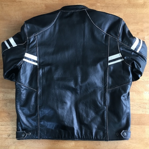 Leather Motorcycle Jacket - Picture 5 of 7